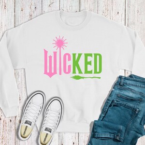 Wicked Sweatshirt- White, Black, Gray
