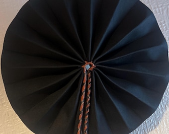 Abanico Ankara (Hecho a mano con cuero) Imprescindibles de verano
