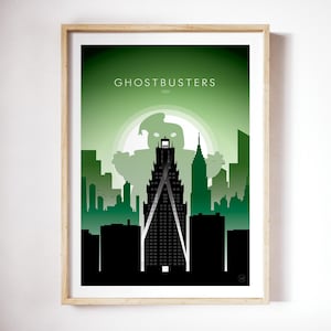 Ghostbusters film poster | minimalist poster | Geek decor  | Home Decor | Wall art | movie Poster