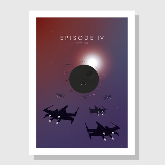 La Guerra De Las Galaxias Cartel Decor 03 Poster A3 Star Wars Episodio IV