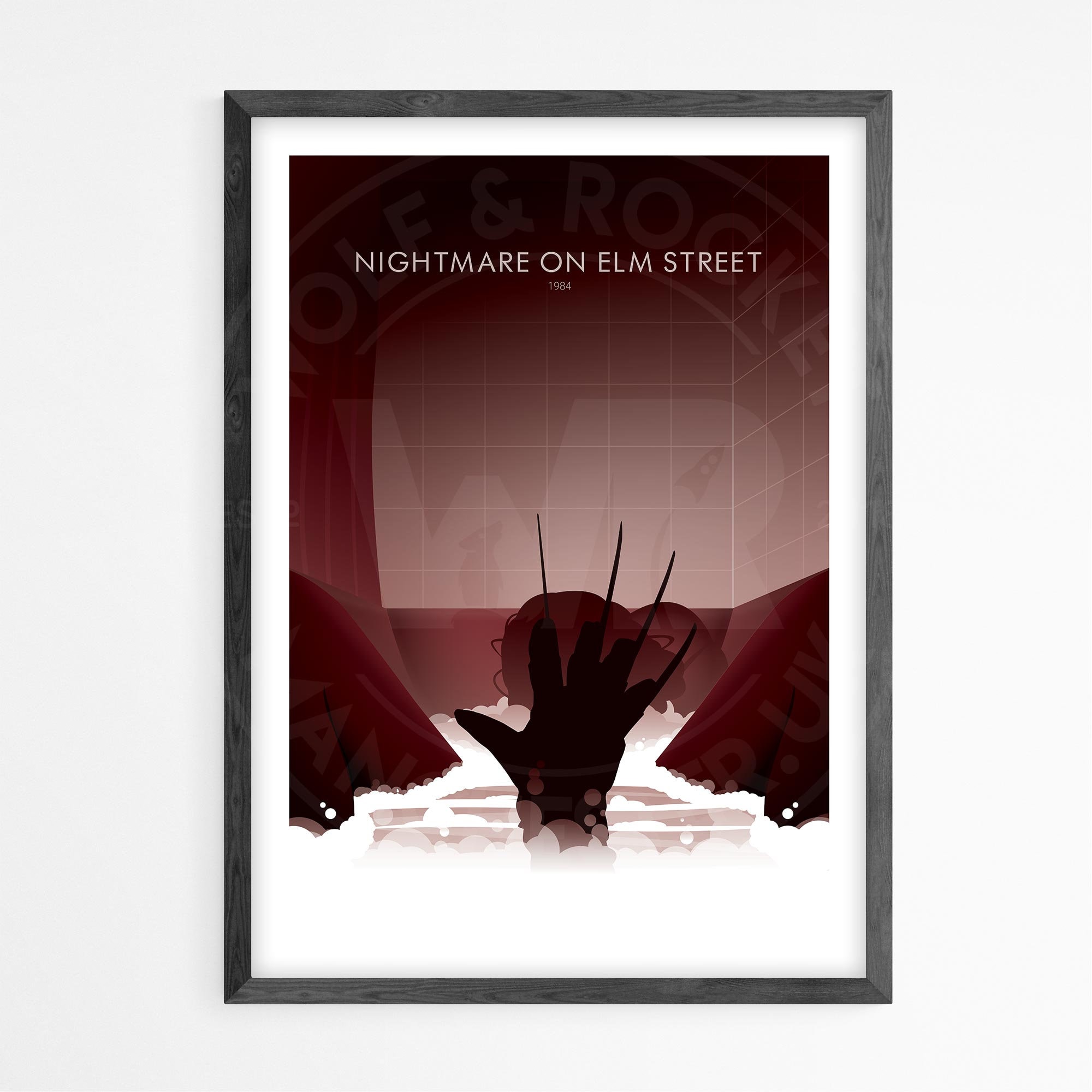 Nightmare on Elm Street Alternative Movie Poster, Minimalist