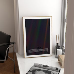 Carl Sagan The Pale Blue Dot Print, NASA Poster Druck, Inspiration Zitat, Astronomie Druck. Minimalistisches Poster, Kunst Bild 3