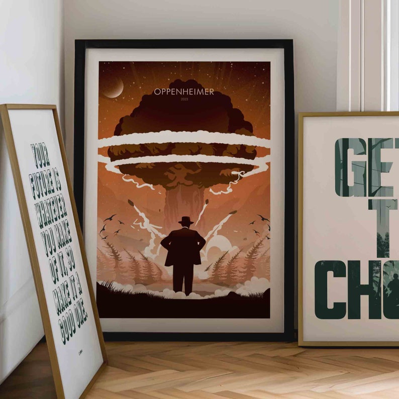 Oppenheimer movie poster, wall art, alternative art prints Home Decor, image 5