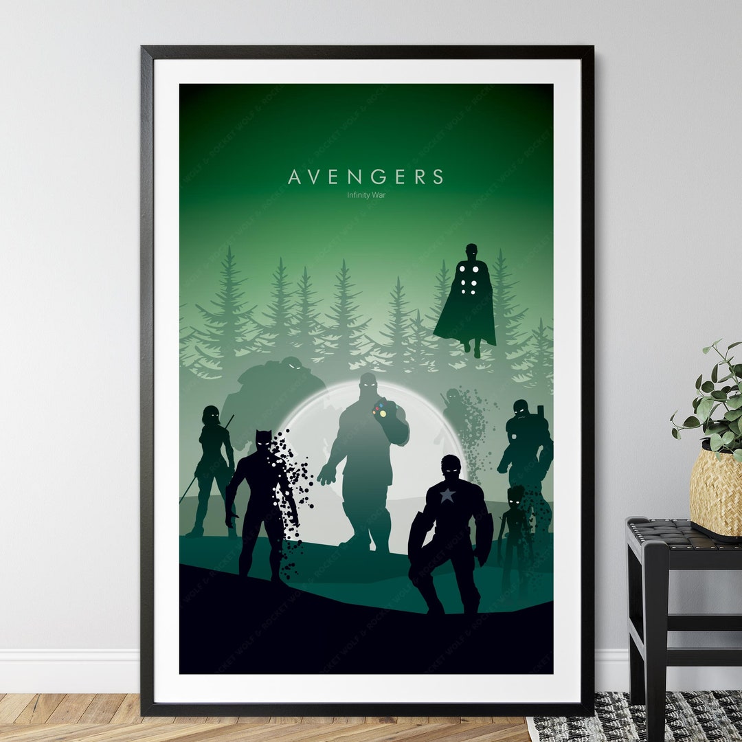 Marvel Avengers Infinity War Poster Print, Movie Posters, Wall Art ...