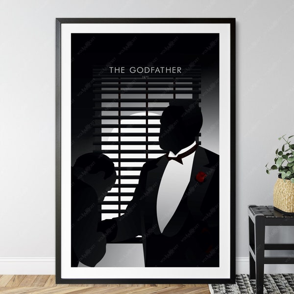 The Godfather film poster | minimalist poster |  | Home Decor | Wall art | movie Poster