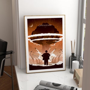 Oppenheimer movie poster, wall art, alternative art prints Home Decor, image 4