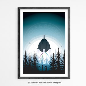 ET poster | minimalist poster | Geek decor  | Home Decor | Wall art | movie Poster