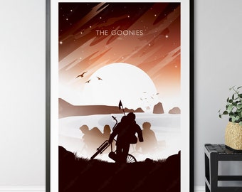 Die Goonies alternative Kunst Poster Druck, Filmkunst, Wohnkultur,