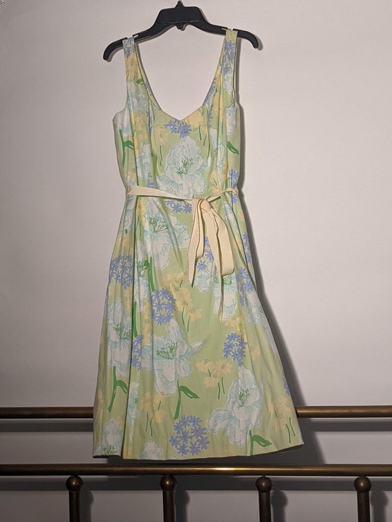Lilly Pulitzer Green, Yellow, Blue Pastel Floral D