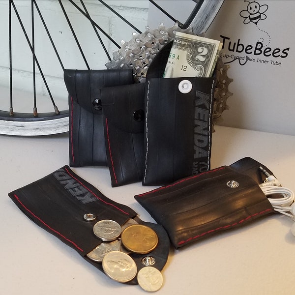 Pouch - Up-cycled Bike Inner Tube