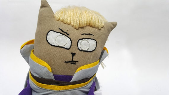 Dota 2 Interior Art Doll Invoker Cat Collectible Toy Textile Toy