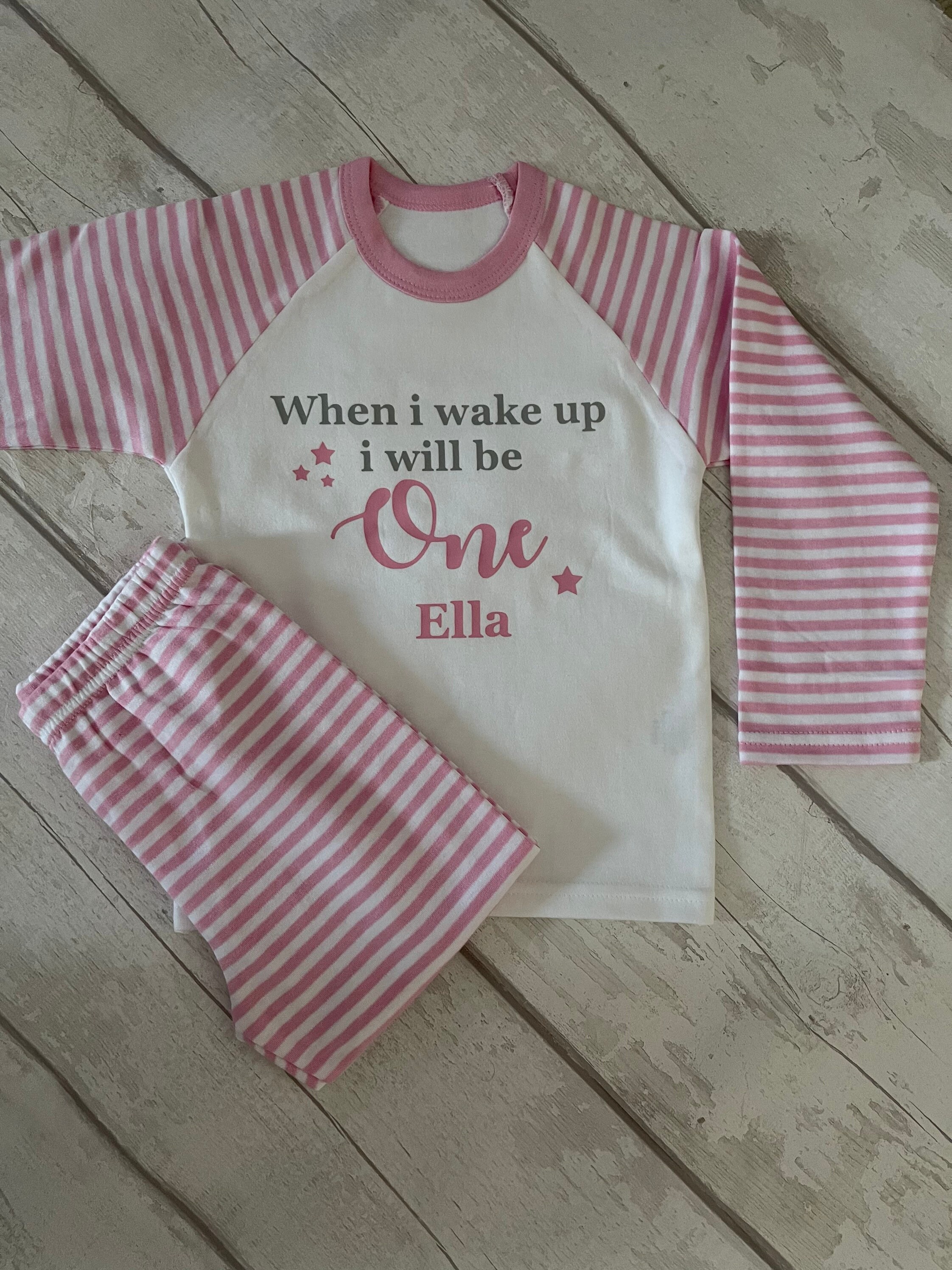 Personalised Birthday Pyjamas Etsy UK