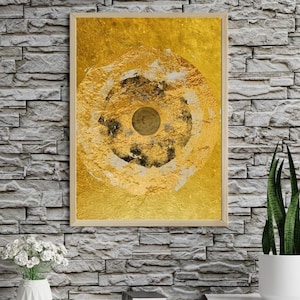 Framed Abstract Art Print - Style TF2 Framed Gallery Art, Abstract Minimalist Art Ready to Hang (with hanging kit), Digital Print, Art gift