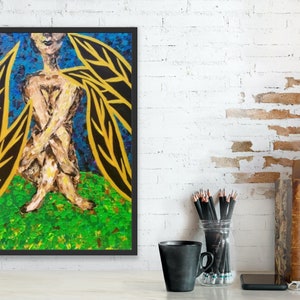 シェード - ターシャ・フェルダーによるオリジナル | キャンバスアート / 大型ウォールアート / 植物 / 植物アート / 自然 / ヤシの葉 / ホームアート / 送料無料