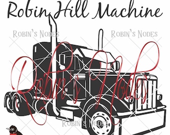 Peterbilt Truck SVG file ~ detailed vector for laser and Cricut  ~  Digital Download ~ AI DXF dwg svg pdf plt ~ cut ready semi trucking