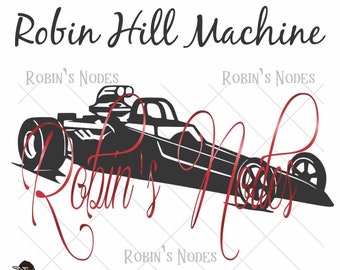 Drag race car SVG file ~ detailed vector for laser and Cricut  ~  Digital Download ~ AI DXF pdf plt ~ cut ready racecar racing rail