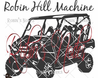 ATV Side by Side SVG file ~ detailed vector for laser and Cricut  ~  Digital Download ~ AI dxf pdf plt dwg svg ~ cut ready SxS utv