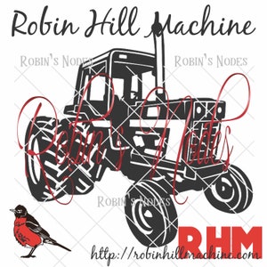 Fichier SVG International Harvester 1086 Tractor ~ vecteur détaillé pour laser et Cricut ~ Téléchargement numérique ~ AI DXF pdf plt png ~ Coupe de ferme