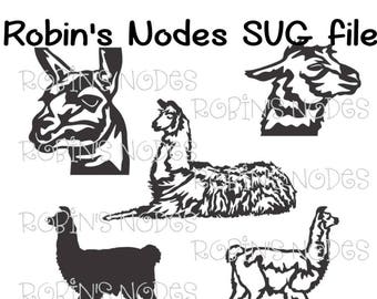 Download Clip Art Layered Dxf Files For Digital Download Cute Svg Files For Cricut Laser Cut Vector Png Files Llama Svg Cactus Alpaca Art Collectibles