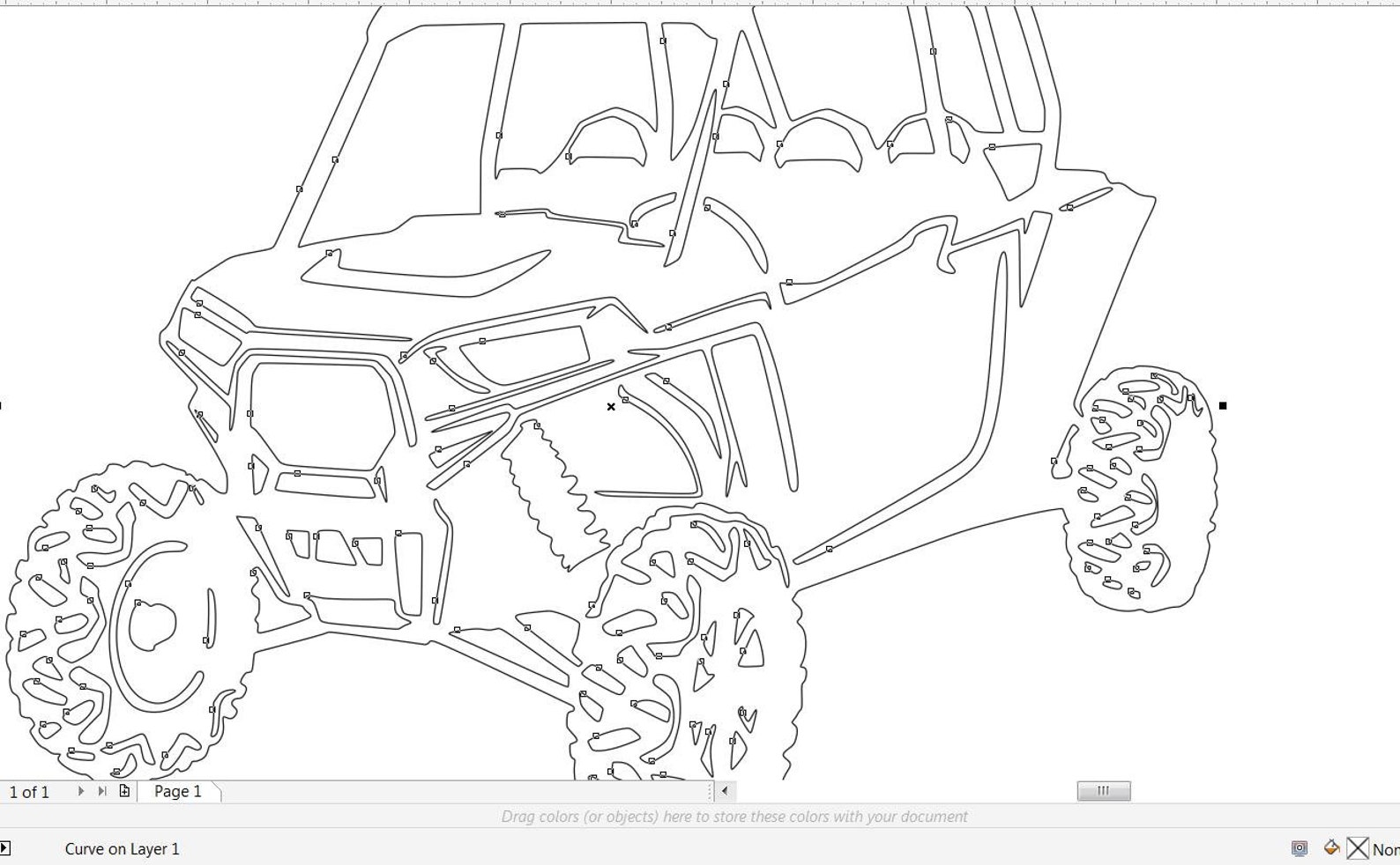 ATV Side by Side SVG file detailed vector for laser and | Etsy