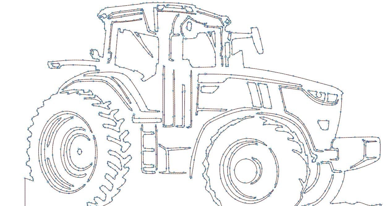 Tracteur Agricole Dessin Tracteur John Deere Fichier SVG tracteur John Deere vecteur détaillé pour laser - Etsy Canada