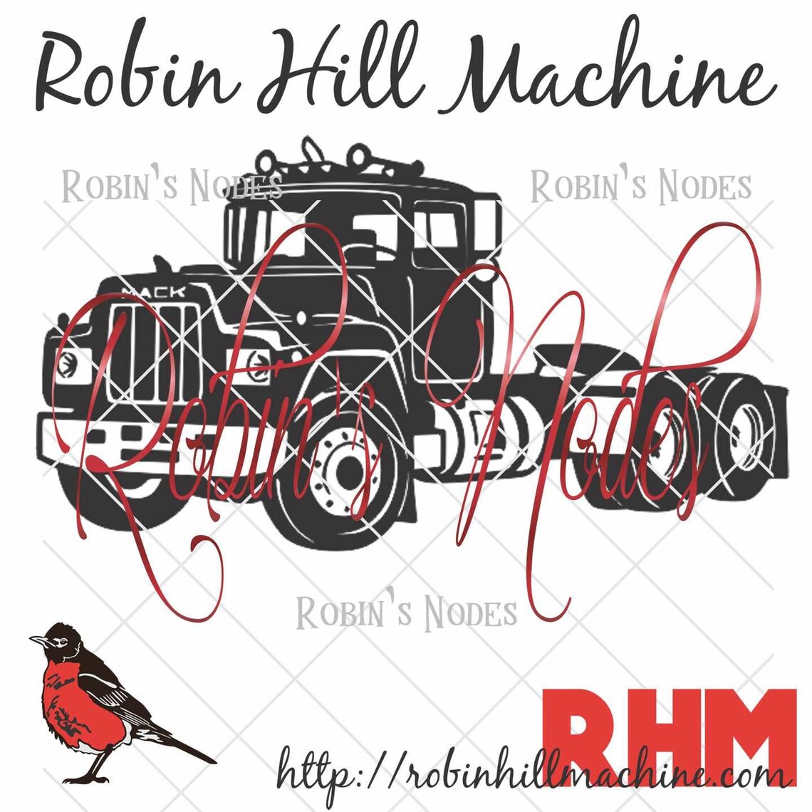 R Series Mack Truck SVG File Detailed Vector for Laser and | Etsy