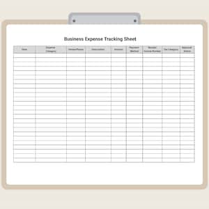 Business Expense Tracking Sheet, Expense management, Financial tracking, Budgeting, Expense report, Expense spreadsheet, Financial planning
