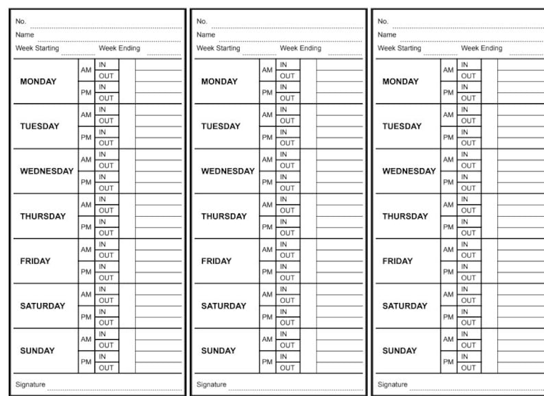 Adding Up Time Cards
