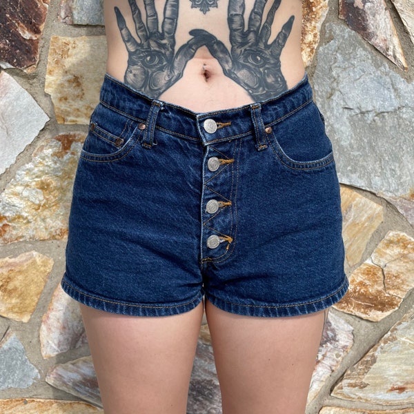 Vintage 90’s Paris Blues Mid-Rise Blue Jean Shorts