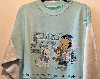 Vintage Sweater Smart Guy 2nd Choice Comic Manga