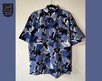 Hawaiian Shirt Crazypattern Shirt Vintage 80s 90s