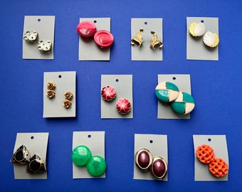 Vintage Earrings Clip Earrings Price per piece