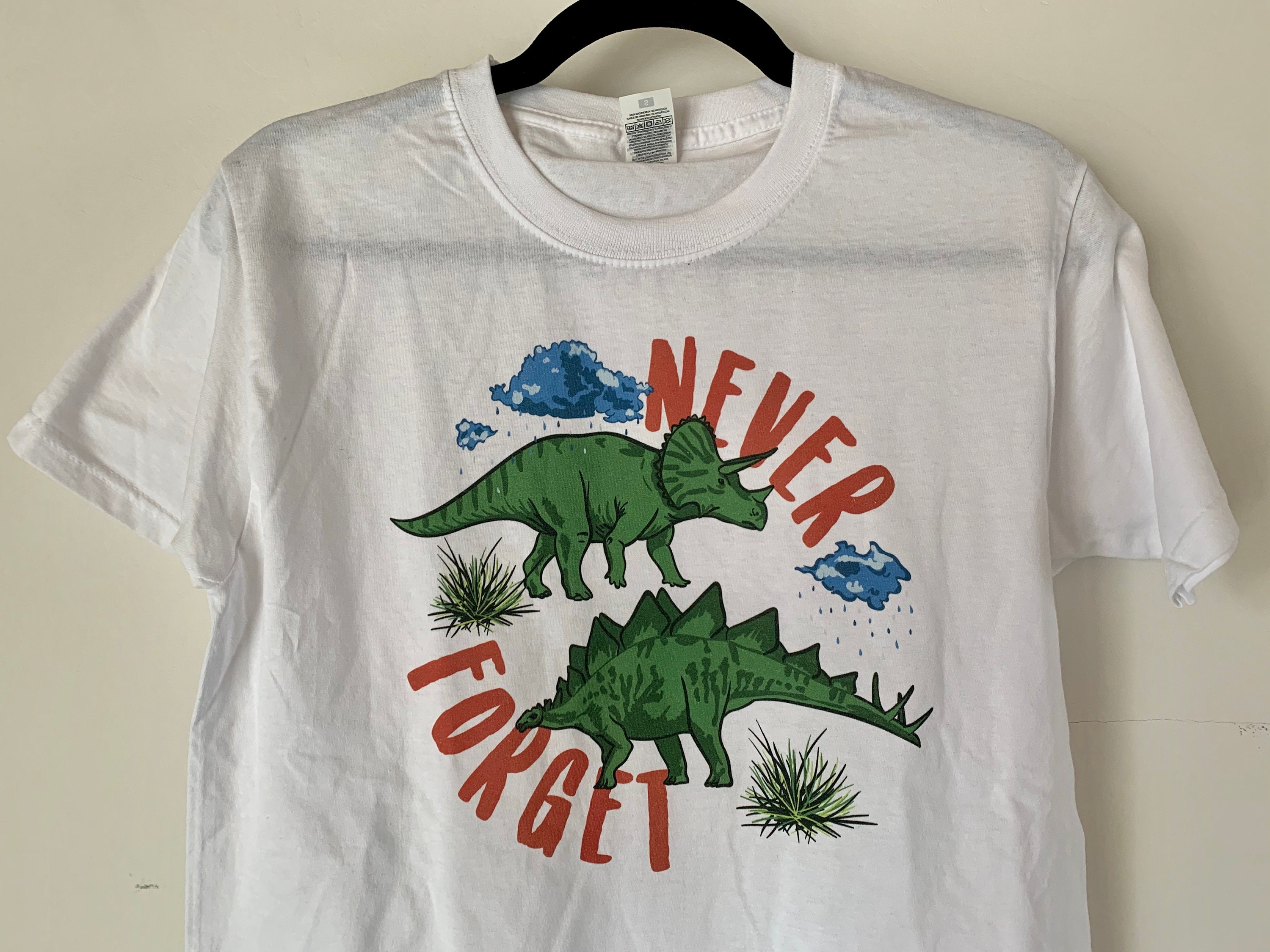 Dino Dinos Saurier Kinder T-Shirt: Welt der Dinosaurier Pyjama Kostüm Geburtstag Schlafanzug Jurassic Land EIS Planet Ice Shirt für Junge Jungen & Mädchen Kind Geschenk-Idee Blau 