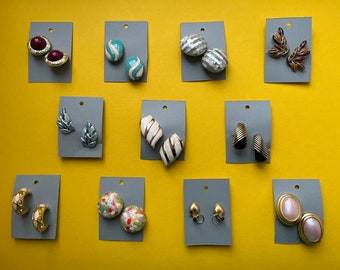 Vintage Earrings Clip Earrings Price per piece