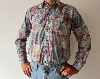 crazypattern vintage shirt