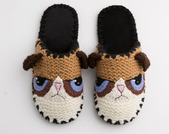 grumpy cat slippers