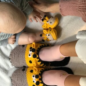 Matching Mom and Baby Slippers Etsy