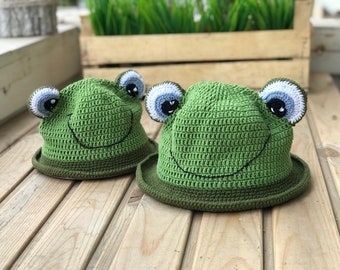 Baby Frosch Hut niedlichen Baby Hut Tier Hut gehäkelte Baby-Hut lustige Hut