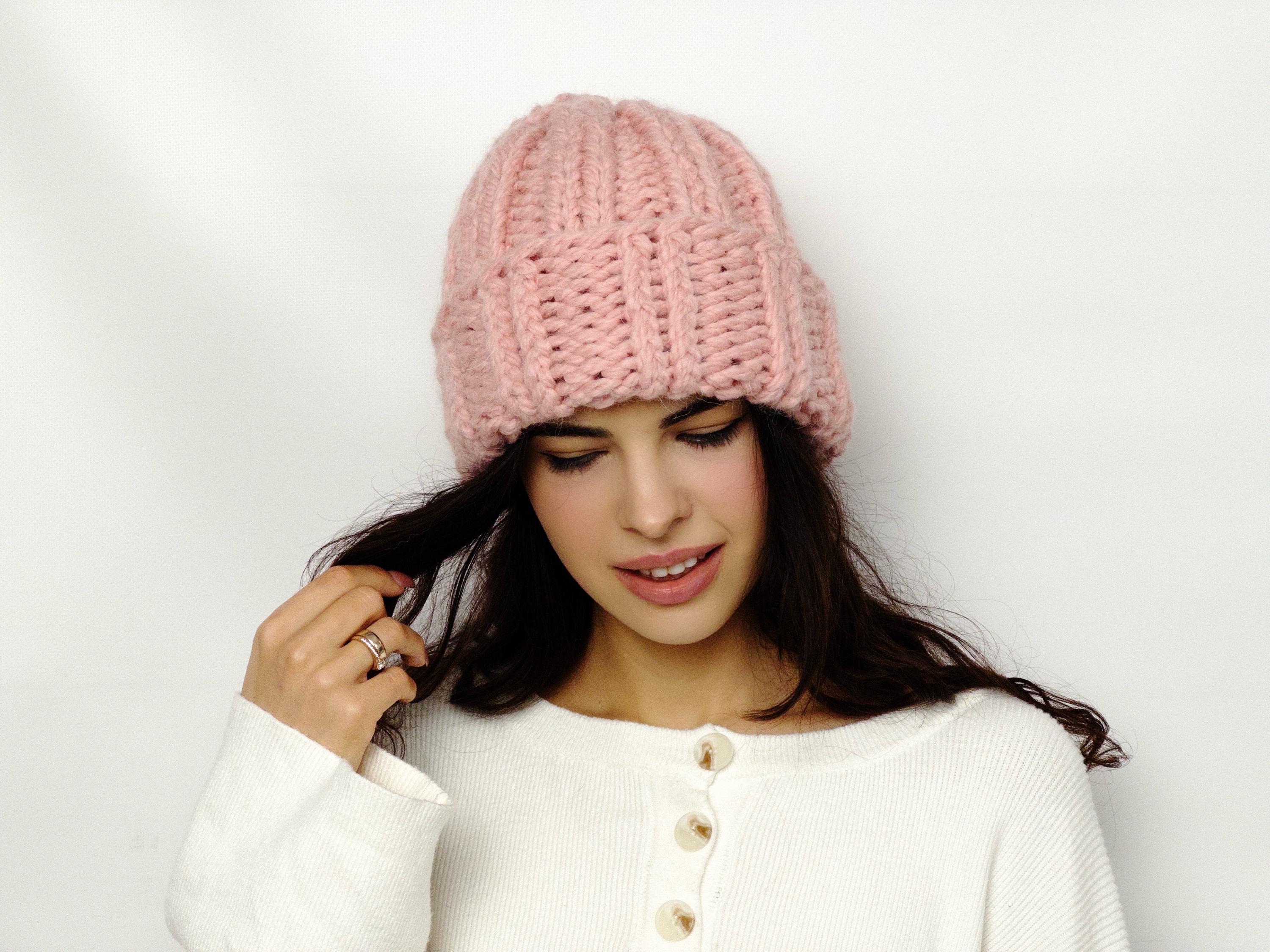 Fashion Soft Pink Knit Beanie Soft Knit Beanie | Only $ 18 | Organic Basics main image 2