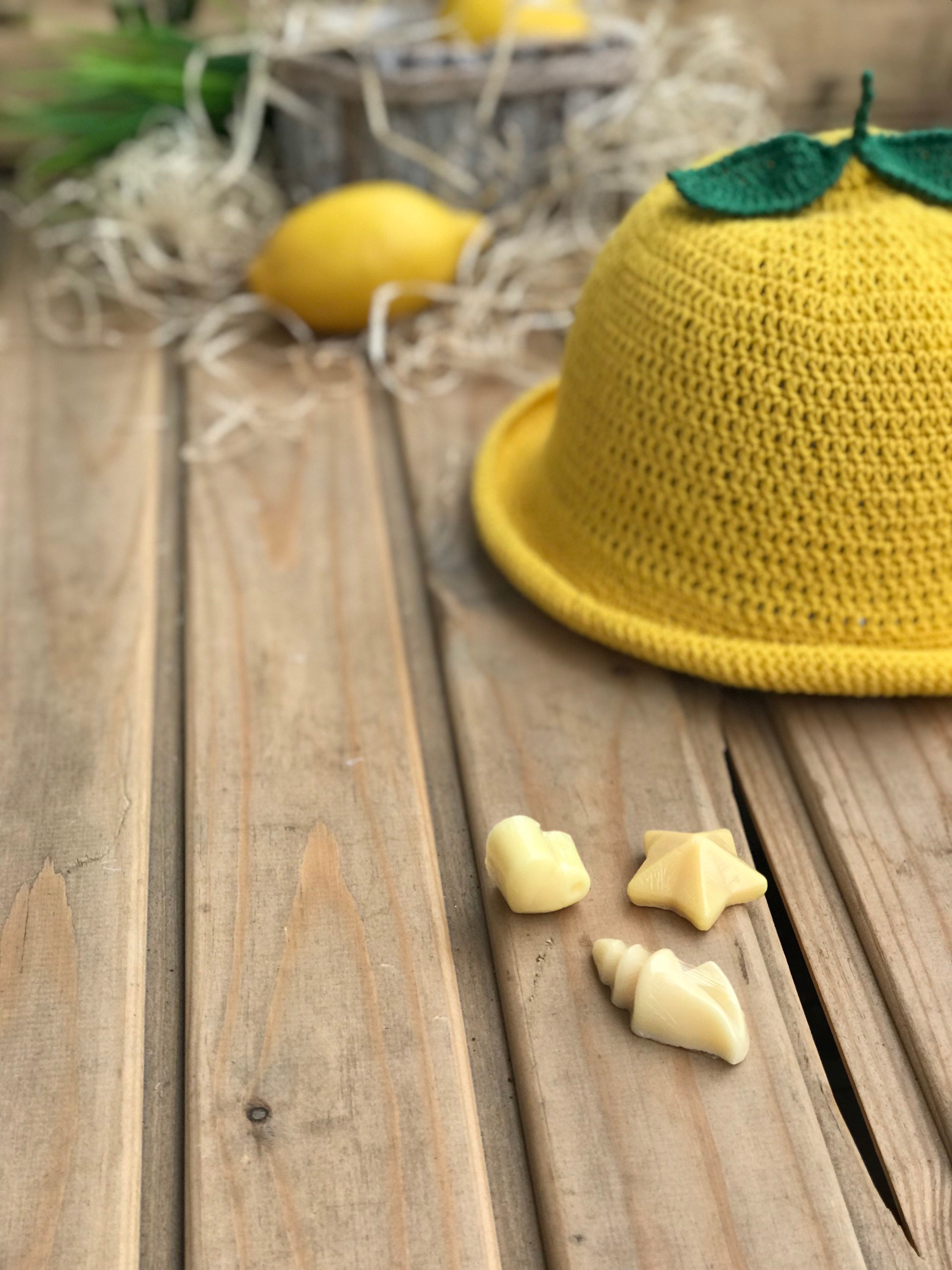 Lemon Crochet Sun Hat – Handmade Fruit Hat for Baby to Adult  display picture 3