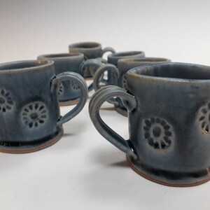 Blue Ceramic Espresso  Cups