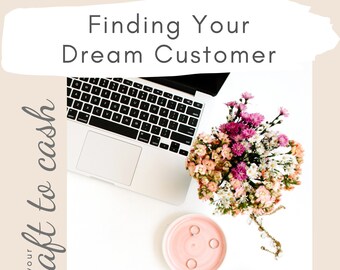Find Your Dream Customer ebook, Product Based Business, Printable Content Planning, Small Business Content Planner, Canva