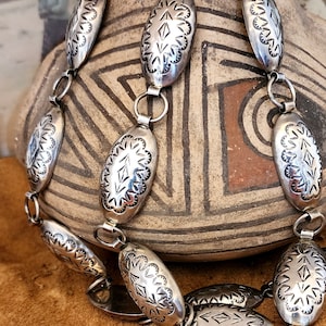Quality Glen Willie Vintage Native American Navajo Sterling Silver Hand Wrought Concho Belt Old Quality Glen Willie Vintage Native American Navajo Sterling Silver Hand Wrought Concho Belt Old