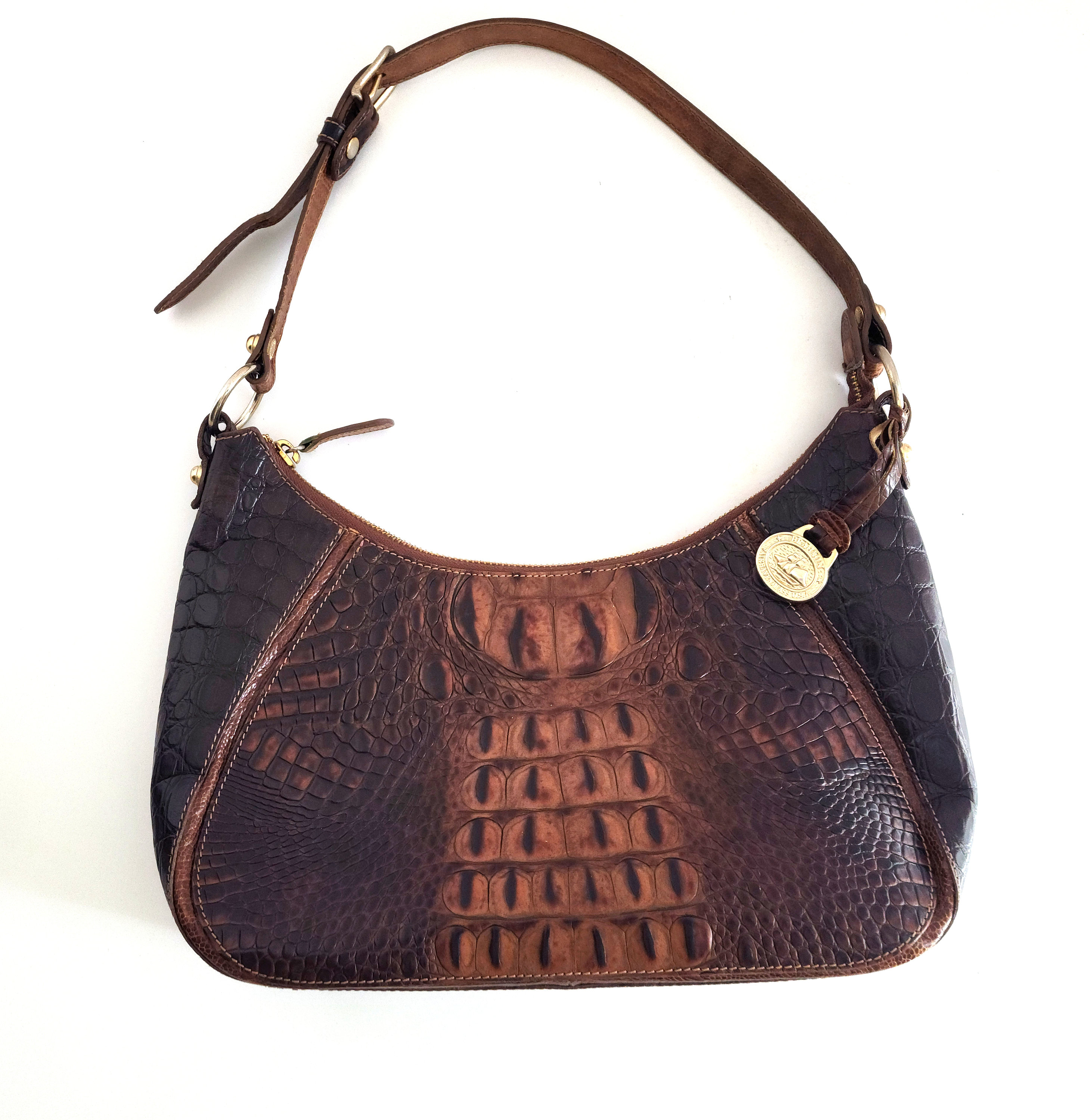 Brahmin - Authenticated Handbag - Leather Blue for Women, Never Worn