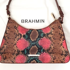 Brahmin cheetah purse hotsell