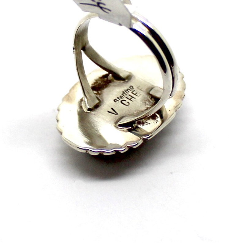 Navajo Wild Horse Ring by VICTOR CHEE Size 9 Sterling Silver 925