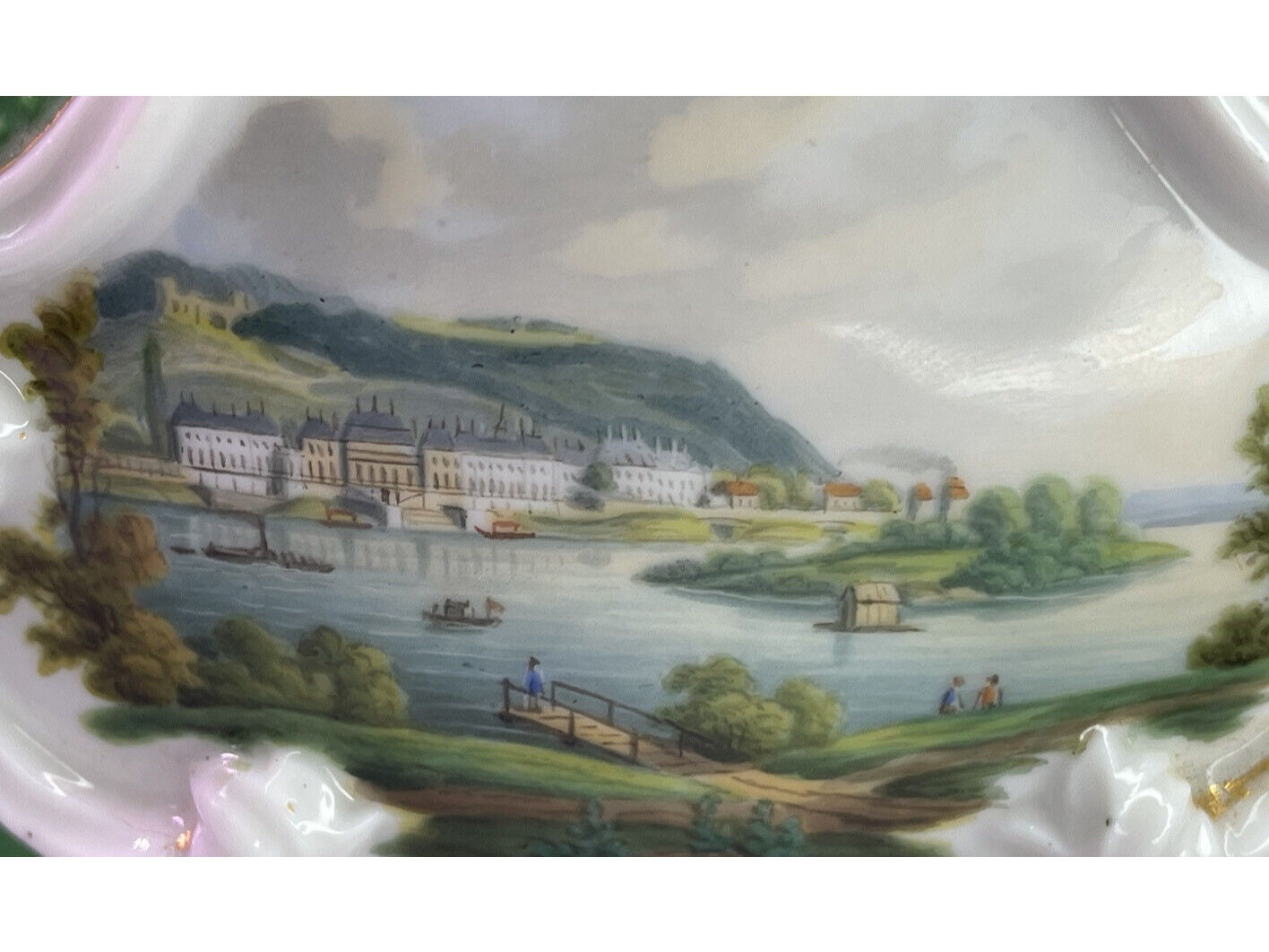 アンティーク 18 - 19 世紀 ドイツ ドレスデン 磁器 ピルニッツ城