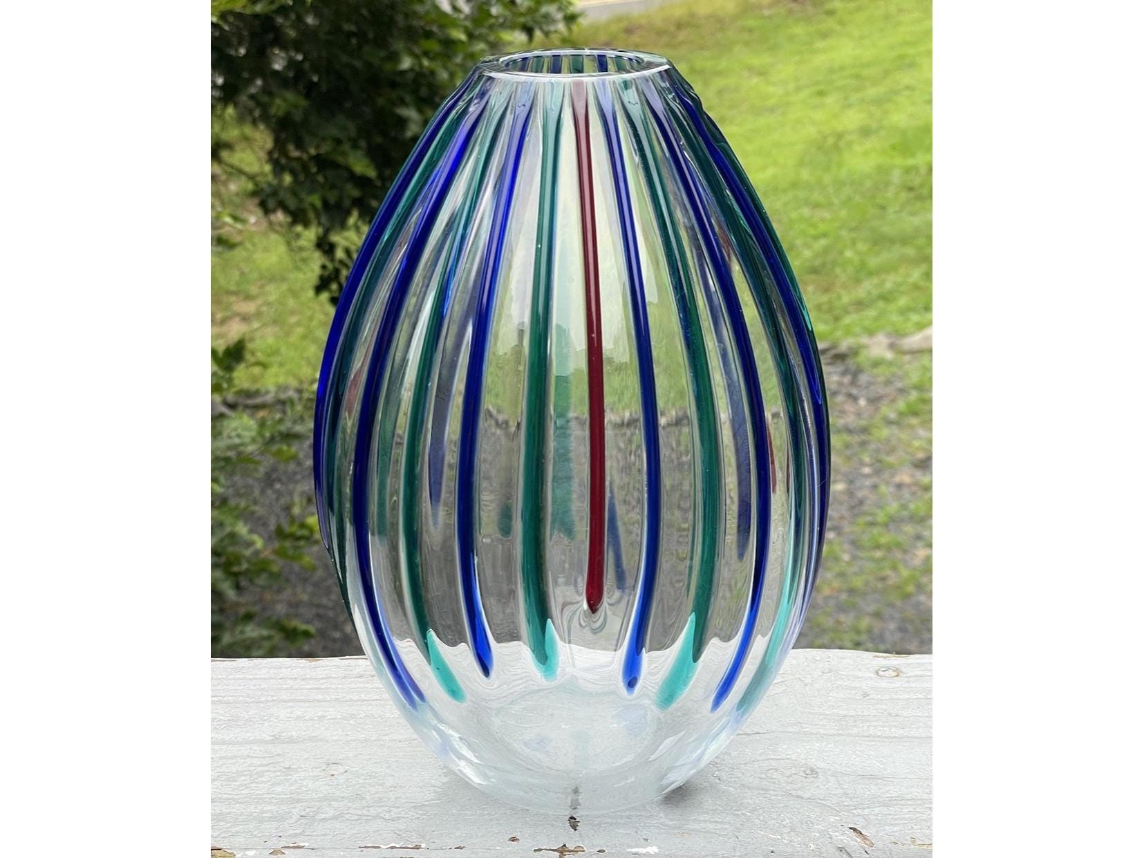 Barbini Murano Glass Vases - Etsy