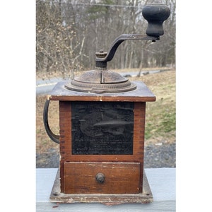 Antique Imperial Arcade Home Coffee Mill Grinder No. 767 Circa Late 1800’s