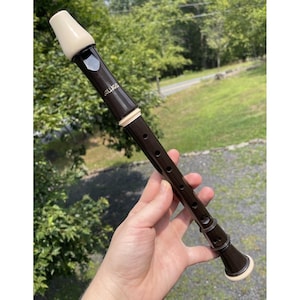 RETRO Vintage Musical Recorder Instrument Aulos Japanese No. 205 Mid-Century